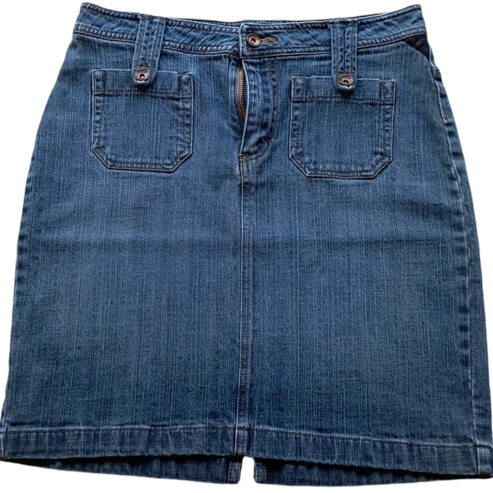 Riders By Lee Jean Denim Mini with Copper Detail Vintage Y2k 90's
